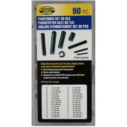 Benson Tools - Set 90 goupilles élastiques assorties