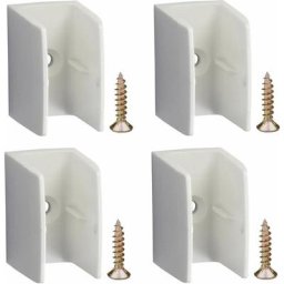 4x Clip bloqueur de manivelle volet Roulant Blanc Support Guide Manette Plastique 15mm - 18mm