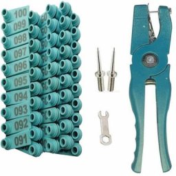 Pinces d'étiquettes d'oreille pour animaux de bétail pour l'installation d'étiquettes d'oreille de
