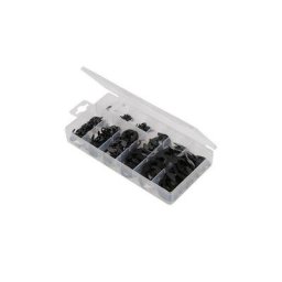 Silverline - circlips exterieurs de type e - assortiment 300 circlips