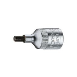 Gedore - in 20 6178570 6 pans intérieurs Embout de tournevis 8 mm 1/4 (6.3 mm)