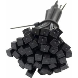 BSR - Collier de Serrage Grande Taille 450 mm x 4,8 mm, Attache Câble, Serre Câbles Grand Rilsan