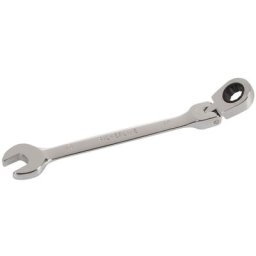 Silverline - Clé mixte à cliquet et à tête inclinable, 10 mm, 10 Mm