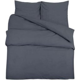 Ensemble de housse de couette Anthracite 135x200 cm Microfibre Vidaxl Anthracite