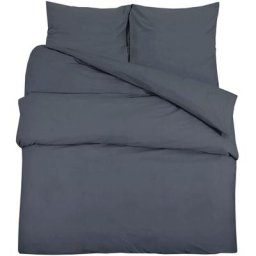 Ensemble de housse de couette Anthracite 140x200 cm Microfibre Vidaxl Anthracite