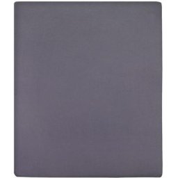 Drap-housse Jersey Anthracite 160x200 cm Coton Vidaxl Anthracite