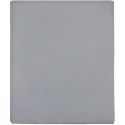 Drap-housse Jersey Gris 90x200 cm Coton Vidaxl Gris