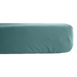 Drap housse percale pur coton peigné longues fibres 80 fils/cm² avec bonnet de 35 cm Vent du sud