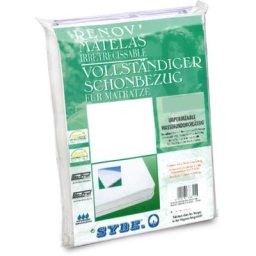 Housse de matelas imperméable celine Matelas 16 à 20 cm 150x200 cm - Blanc