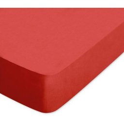 Drap housse uni 100% coton alto Bonnet de 20 cm 70x140 cm - Orange Baie de goji