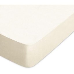 Drap housse uni 100% coton alto Bonnet de 20 cm 70x140 cm - Ivoire Crème