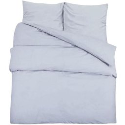 Ensemble de housse de couette Gris 200x200 cm Microfibre légère Vidaxl Gris