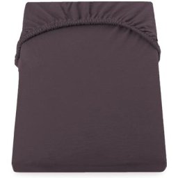 Drap housse Jersey Chocolat 140-160X200 - Chocolat
