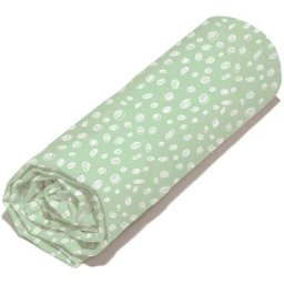 Drap housse enfant 90x190cm jurassik Blanc/Vert Bonnet 25 cm 90x190 cm - Blanc/Vert