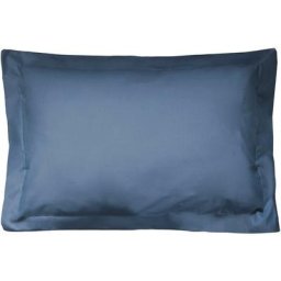 Taie d'oreiller uni 100% coton alto 50x80 cm - Bleu Jean