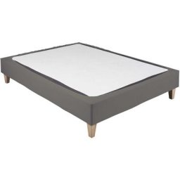 Terre De Nuit - Cache-sommier coton jersey taupe 100x190 à 110x200 - Taupe