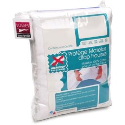 Protège matelas absorbant antonin Bonnet de 23 cm 180x200 cm - Blanc