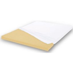 Terre De Nuit - Housse surmatelas jersey blanc 100% coton extensible 90x190 - Blanc