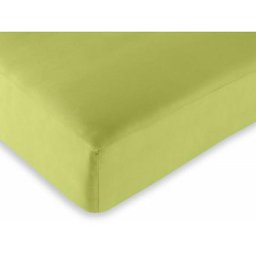 Drap housse Anis 200 x 200 cm / 100% coton / 57 fils/cm King size - Anis