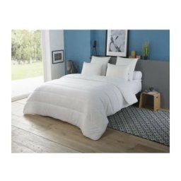 Couette chaude 400gr/m² country 200x200 cm blanc - Dodo