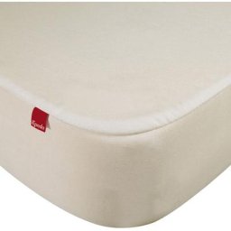 Drap housse protège matelas imperméable 2 en 1 Epeda cru 180x190/200 - Naturel