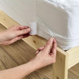 La Housse de matelas intégrale - 80x190cm - BLEU CALIN