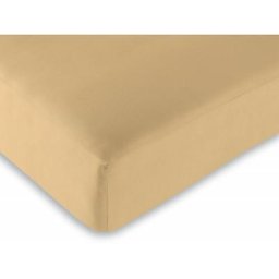Drap housse Taupe 160 x 200 cm / 100% coton / 57 fils/cm - Taupe