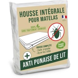 Sweetnight - Housse intégrale matelas 90x200 cm Anti-Punaise de lit Protège intégralement votre