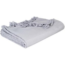 Atmosphera - Jeté de lit gris clair 160X220 créateur d'intérieur - Gris clair
