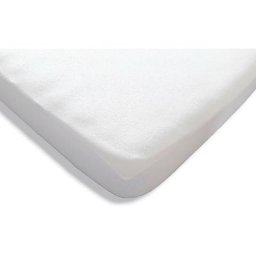 Protège-matelas coton blanc drap housse 130x190cm matelas protect - blanc