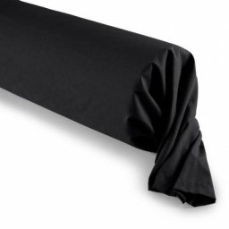 Univers D Cor - Taie de traversin 45 x 185 cm / 100% coton 57 fils/cm - noir - Noir