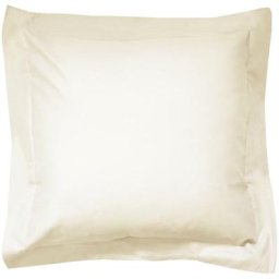 Taie d'oreiller uni 100% coton alto 65x65 cm - Ivoire Crème