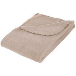 Atmosphera - Display plaid polaire 125X150 créateur d'intérieur - Taupe