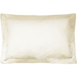 Taie d'oreiller uni 100% coton ALTO 50x80 cm - Ivoire Crème