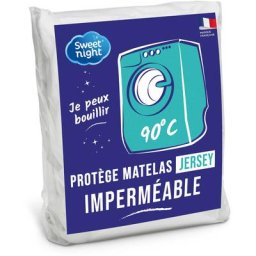 Sweetnight - Protège matelas 90x200 cm Alèse Imperméable et Micro Respirante Souple et Silencieux