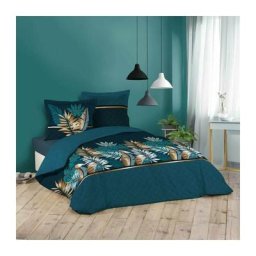Parure de lit Alianor 240x220 cm - Bleu