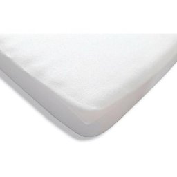Protège-matelas coton blanc drap housse 150x200cm matelas protect - blanc