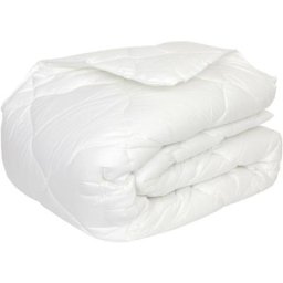 Couette polyester celeste fibre creuse siliconée Tempéré (mi-saison) 240x220 cm - Blanc