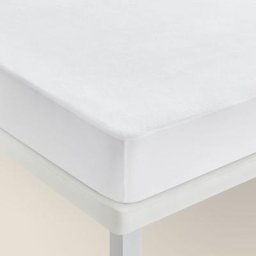 Pikolin Home - Protège-matelas en tissu éponge Aloe vera imperméable. 150x200cm , Blanc . Lit de