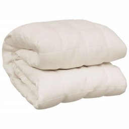 Vidaxl - Couverture lestée Crème clair 152x203 cm 11 kg Tissu Crème