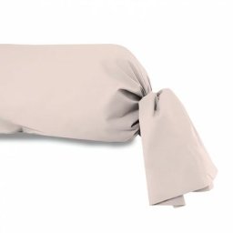 Taie de traversin en coton uni 57 Fils/cm2, Rose, par Soleil D'ocre 45 x 205 cm - Rose