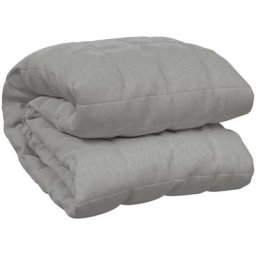 Vidaxl - Couverture lestée Gris 220x235 cm 11 kg Tissu Gris