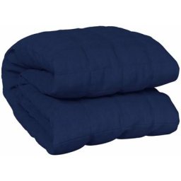 Vidaxl - Couverture lestée Bleu 122x183 cm 9 kg Tissu Bleu