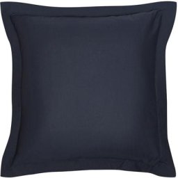 Taie d'oreiller carrée 100% coton 63 x 63 cm essential - bleu navy