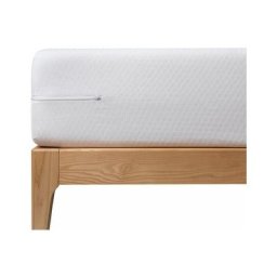 Belle housse de protection élastique hygiénique jusqu'à 30 cm d'épaisseur Blanc - 90 cm - Blanc