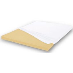 Terre De Nuit - Housse surmatelas jersey blanc 100% coton extensible 160x200 - Blanc