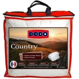 Couette chaude Country - 220 x 240 cm - 400gr/m² - Blanc Dodo