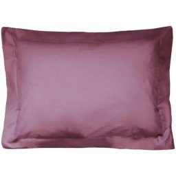 Taie d'oreiller uni 100% coton alto 40x60 cm - Violet Raisin