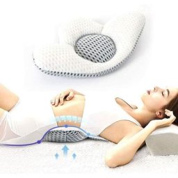 Oreiller Lombaire,Coussin Lombaire pour Dormir,Coussin Soutien Lombaire pour Dormir pour Rglable