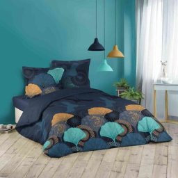 Parure de lit Belle Nuit 260x240 cm - Bleu marine